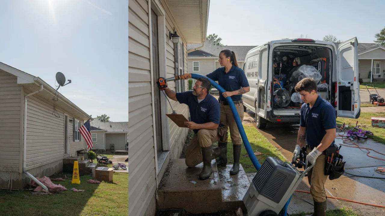 Ceiling Water Damage Restoration in Raleigh, IL near me